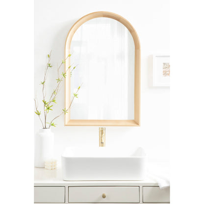 Kate and Laurel Hatherleigh Arch Wood Wall Mirror