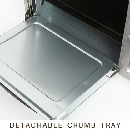 LNC 12-In-1 Large 34QT Countertop Toaster Oven Convection Rotisserie Air Fryer - 19.5 L x 15 W x 12.5 H