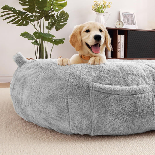 Large Dog Bed Washable Human Size Bed with Removable Cover