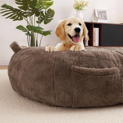 Large Dog Bed Washable Human Size Bed with Removable Cover