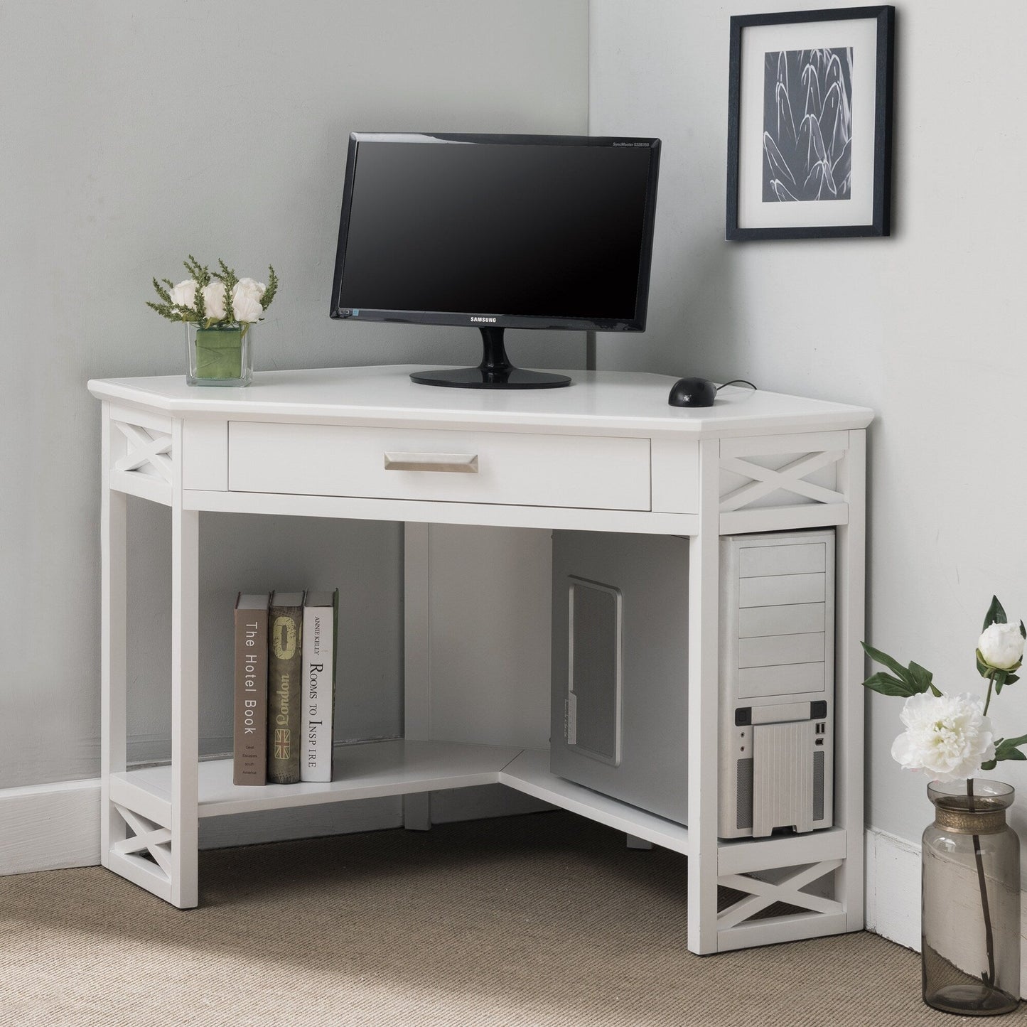 Leick Home Mission Corner Writing Desk