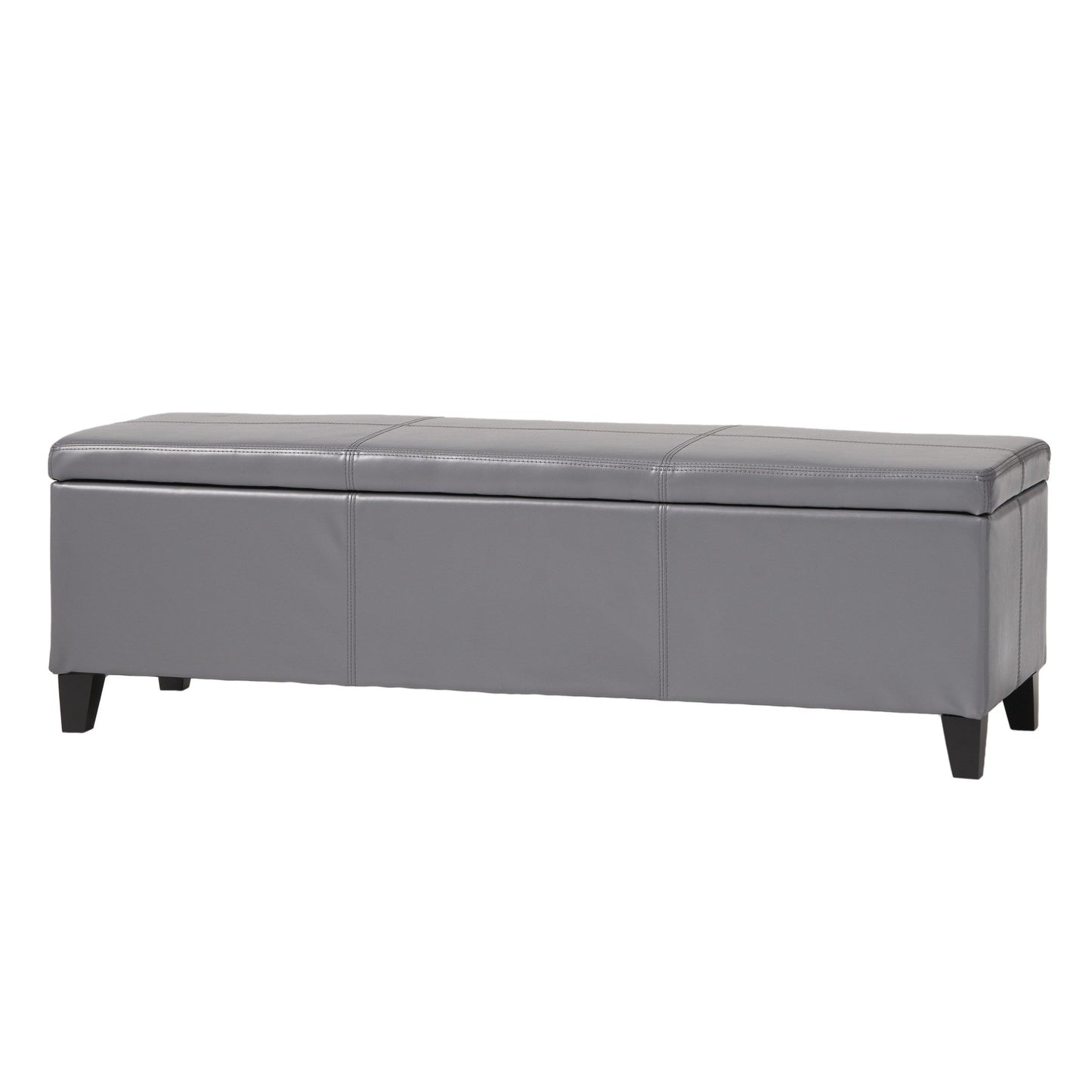 Lucinda Faux Leather Storage Bench by Christopher Knight Home - 51.25 L x 17.50 W x 16.25 H