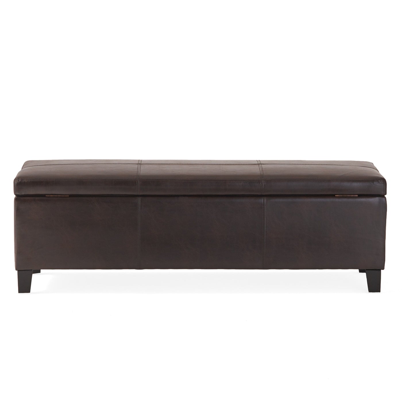 Lucinda Faux Leather Storage Bench by Christopher Knight Home - 51.25 L x 17.50 W x 16.25 H