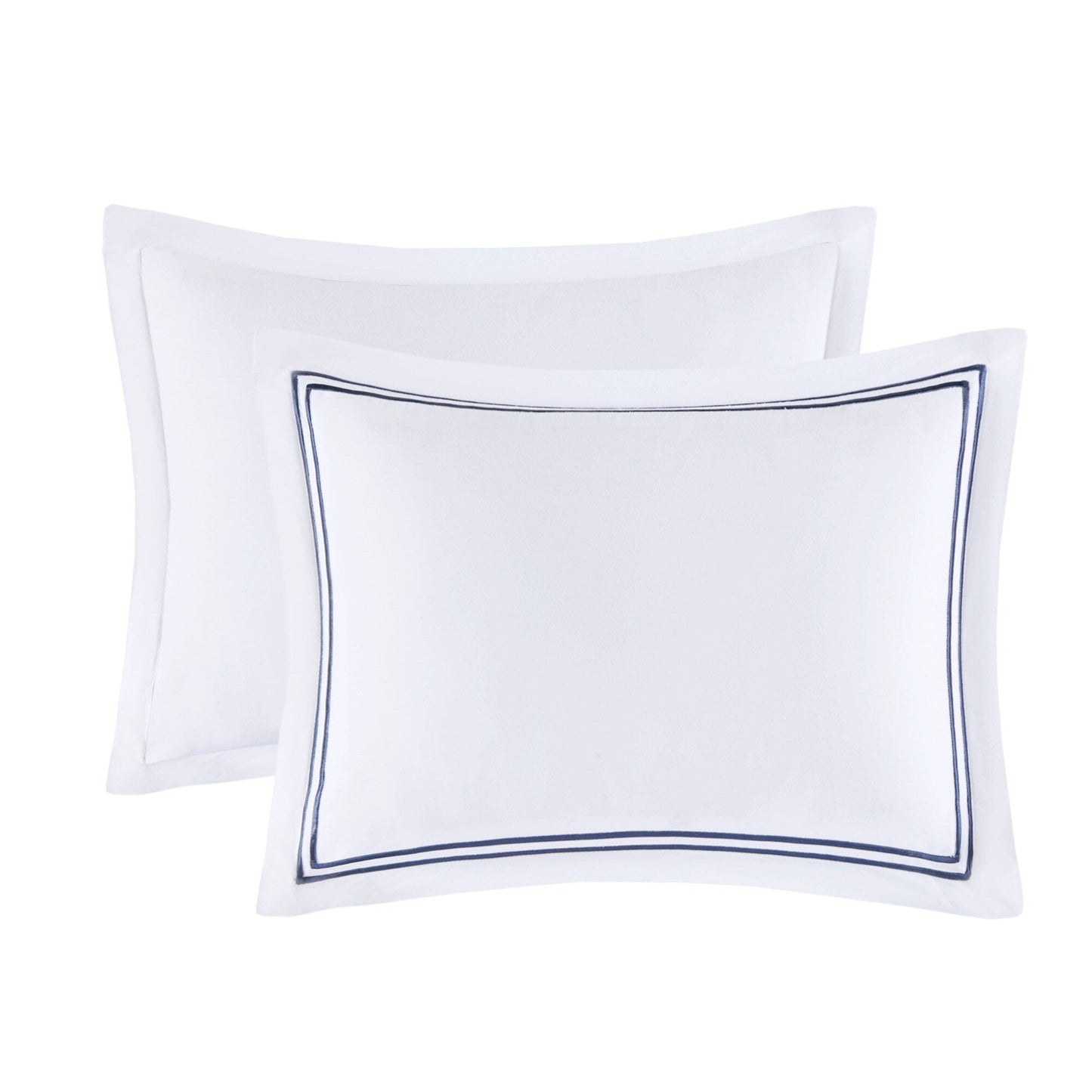 Madison Park Signature 500 Thread Count Luxury Collection 100% Cotton Sateen Embroidered Duvet Cover Set