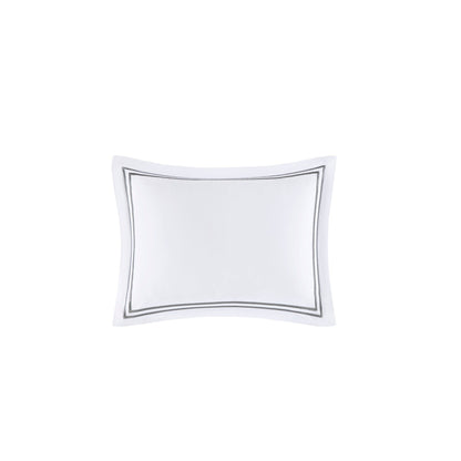 Madison Park Signature 500 Thread Count Luxury Collection 100% Cotton Sateen Embroidered Duvet Cover Set