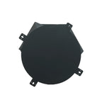 Table de salle à manger Marbella en pierre frittée | Ronde, 59 cm, noir mat, avec plateau tournant Lazy Susan