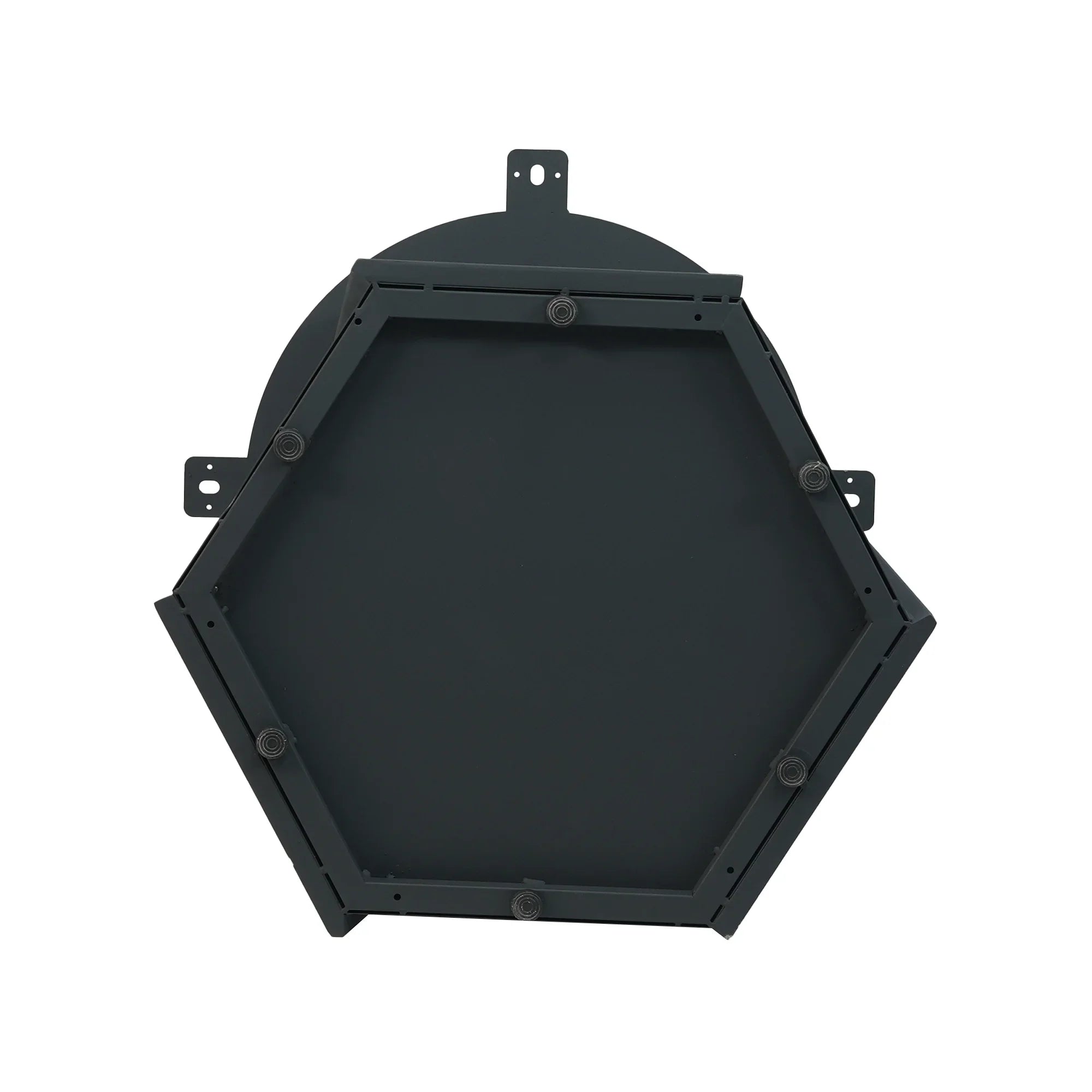 Table de salle à manger Marbella en pierre frittée | Ronde, 59 cm, noir mat, avec plateau tournant Lazy Susan