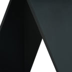 Table de salle à manger Marbella en pierre frittée | Ronde 53 cm, blanc brillant, avec piètement en métal