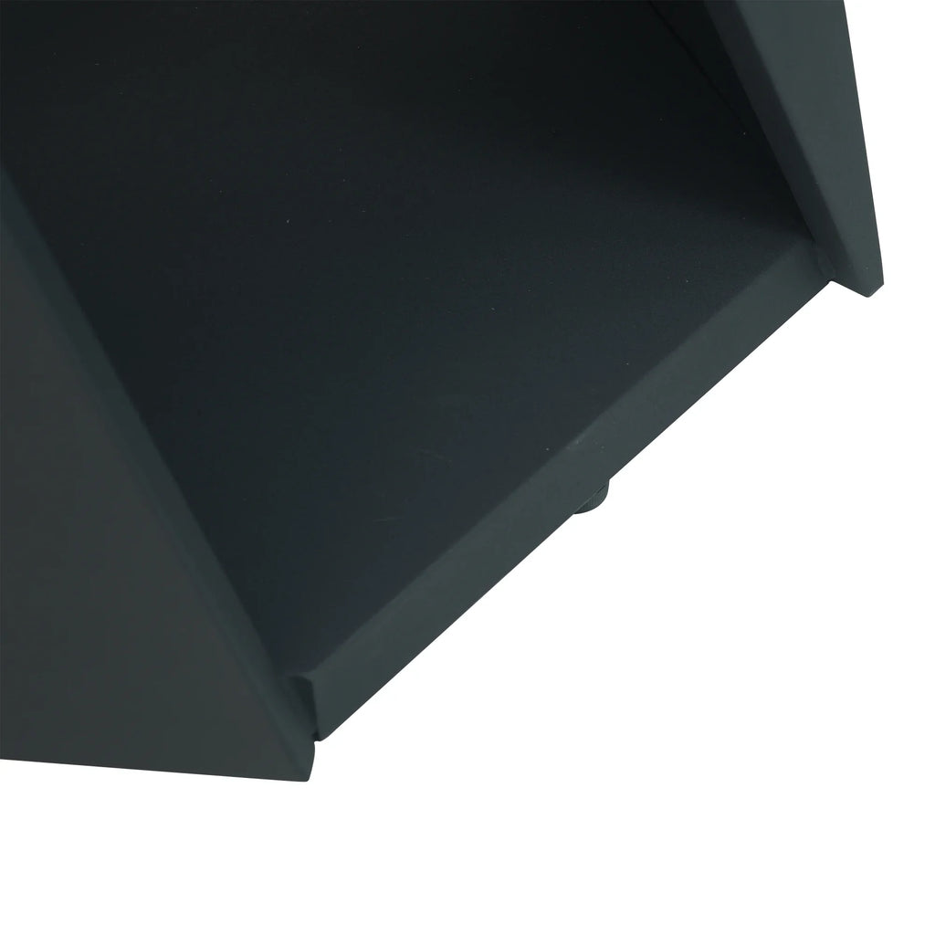 Table de salle à manger Marbella en pierre frittée | Ronde, 59 cm, noir mat, avec plateau tournant Lazy Susan