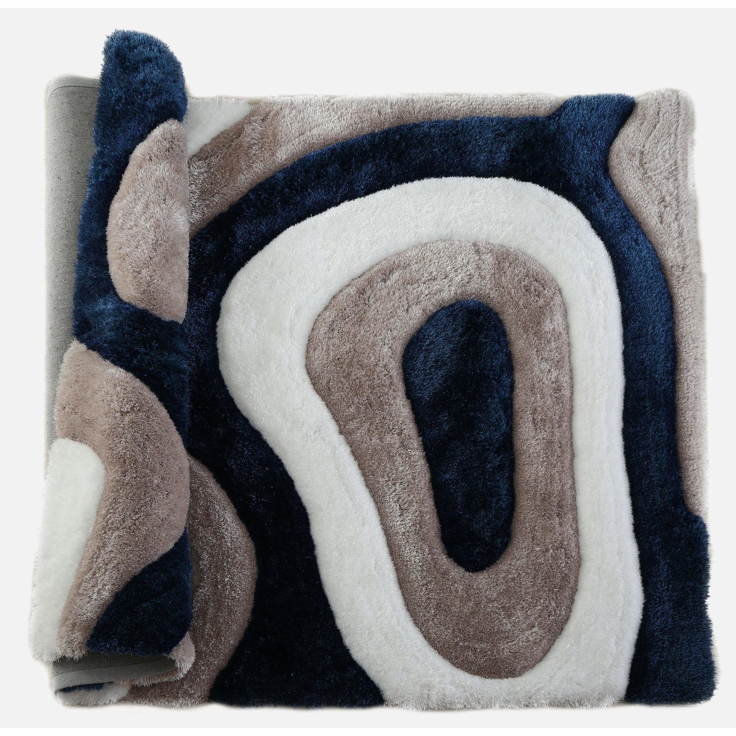 Mateos Shag Abstract Designed Area Rug