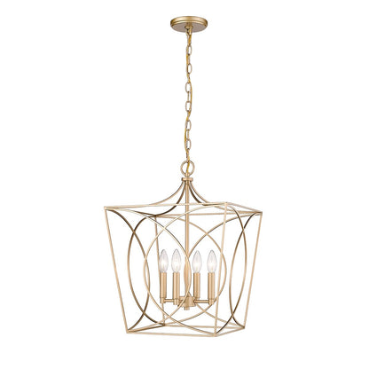 Millennium Lighting Tracy 4 Light Pendant Fixture in Multiple Finishes