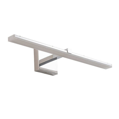 Minimalist Chrome Dimmable LED Linear Vanity Light