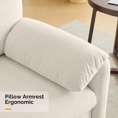 Modern Elephant Ears Armchair Accent Sofa Comfortable Seating for Living Room & Bedroom