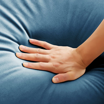 Modern Futon Sofa Bed, Convertible Sleeper Sofa with Tapered Wood Legs, 78.35 W, Small Split Back Sofa for Living Room