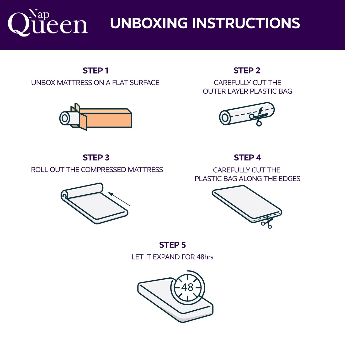 NapQueen Maxima 8'' Hybrid Mattress