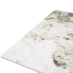 Table bistro Nero en pierre frittée | 34 Pandora Square avec piètement en bois