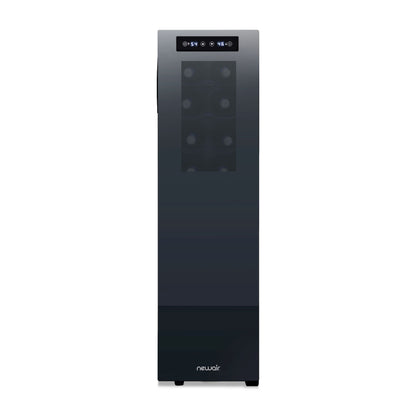 Newair Shadow-T Series Wine Cooler Refrigerator, 18 Bottle Dual Temperature Zone, Freestanding, Thermoelectric, Digital Control