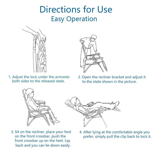 Oversize XL Padded Zero Gravity Lounge Chair Wider Armrest Adjustable Recliner with Cup Holder - N/A