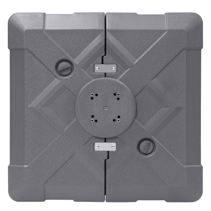 Pellebant 220 lbs Patio Cantilever Umbrella Base with Wheels - N/A