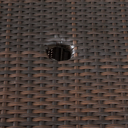 Peterson Outdoor 3-piece Wicker Bistro Set with Cushions by Christopher Knight Home