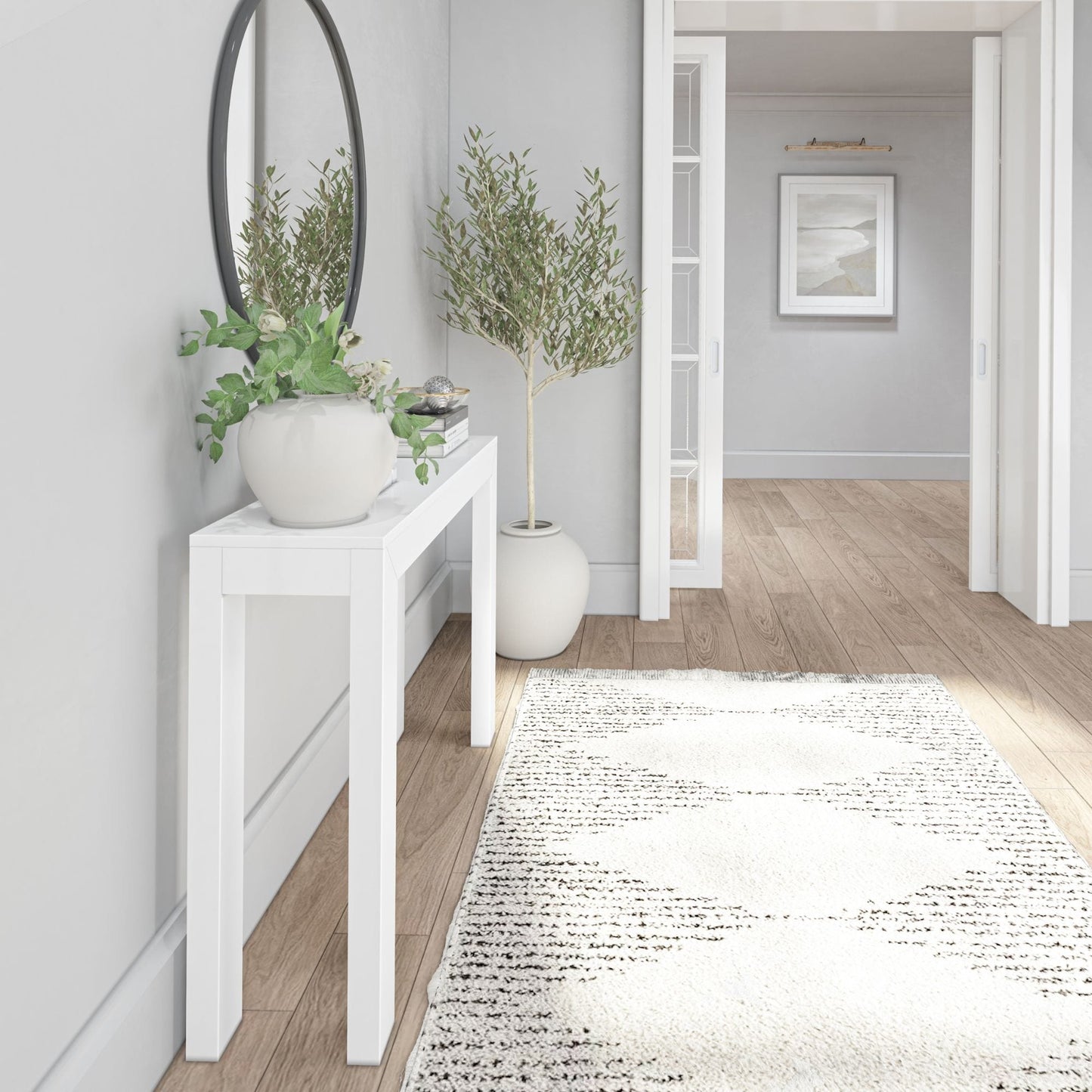 Plank and Beam Modern Console Table - 46