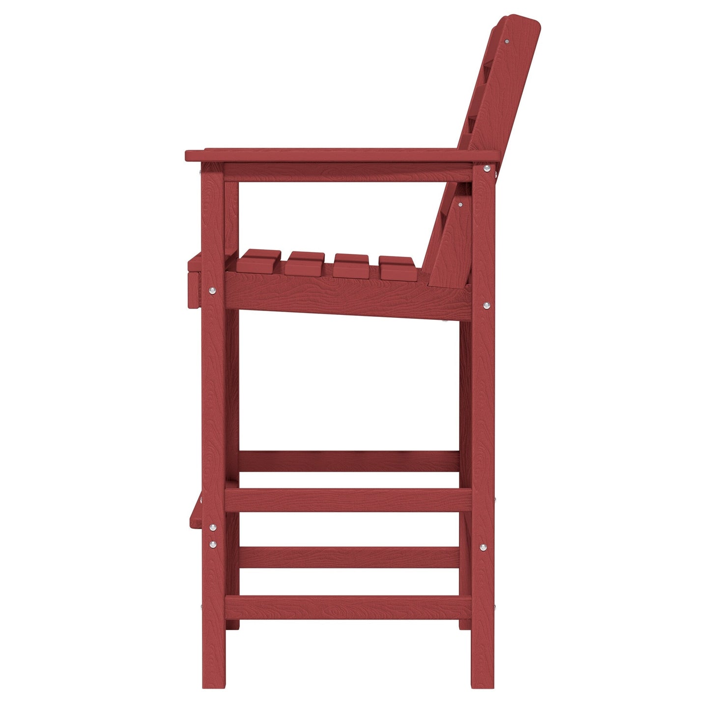 Plastic Tall adirondack Chair Set Of 3-Piece Patio Conversation Set