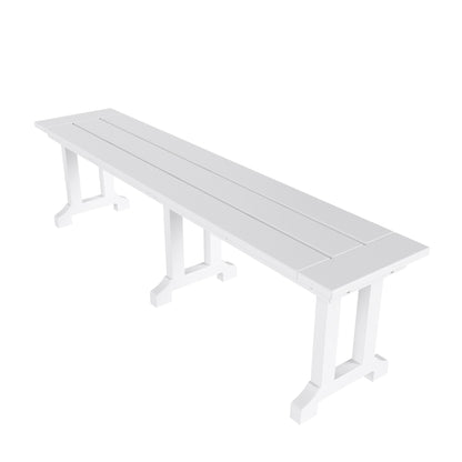 Polytrends Laguna Hdpe All Weather Outdoor Patio 65 Bench