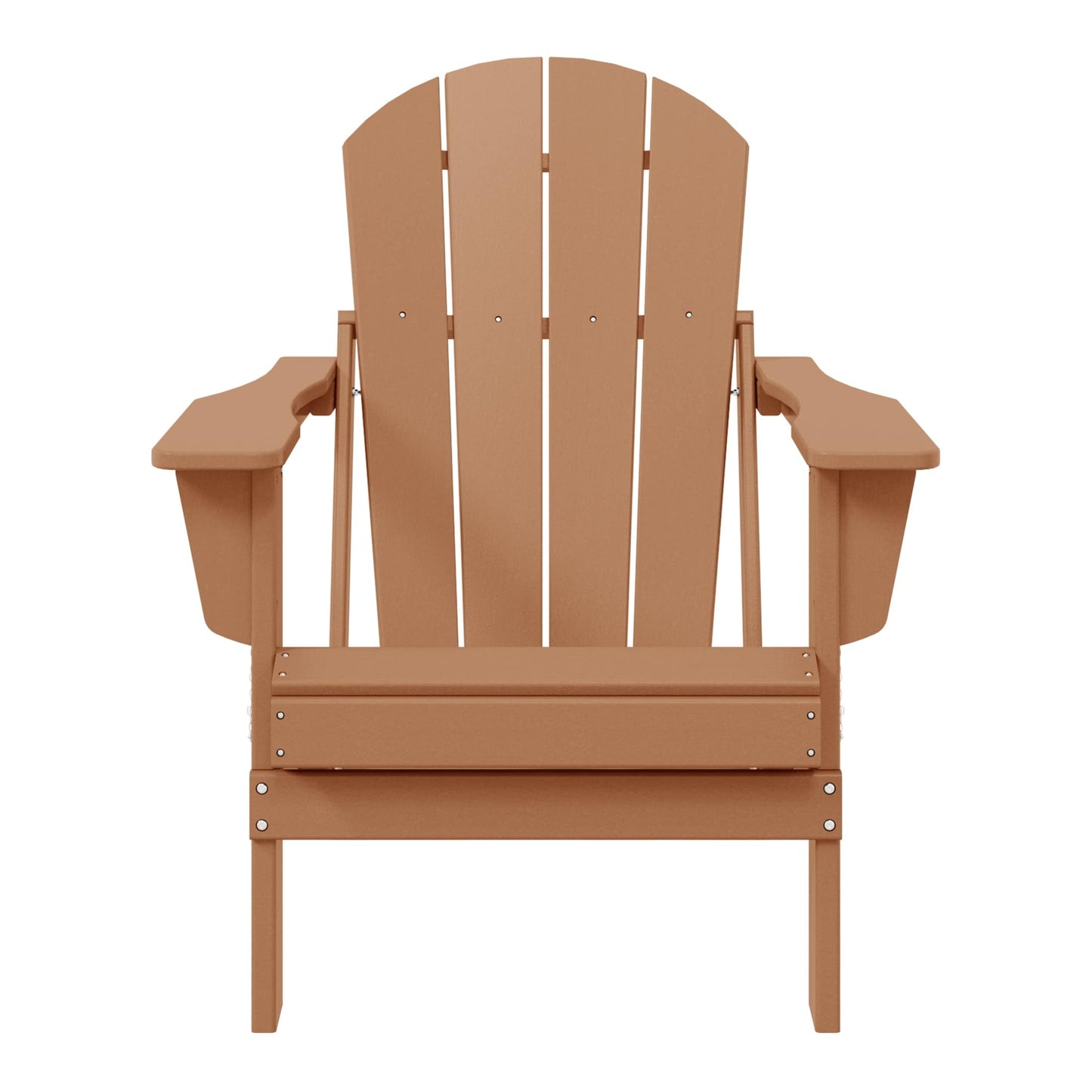 Polytrends Laguna Fade Resistant All Weather Outdoor Patio Folding Adirondack Chair