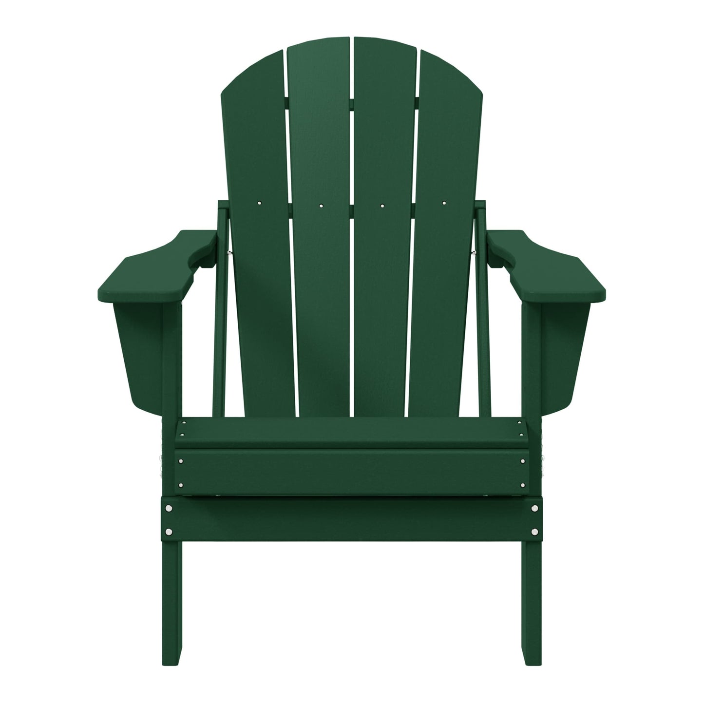 Polytrends Laguna Fade Resistant All Weather Outdoor Patio Folding Adirondack Chair
