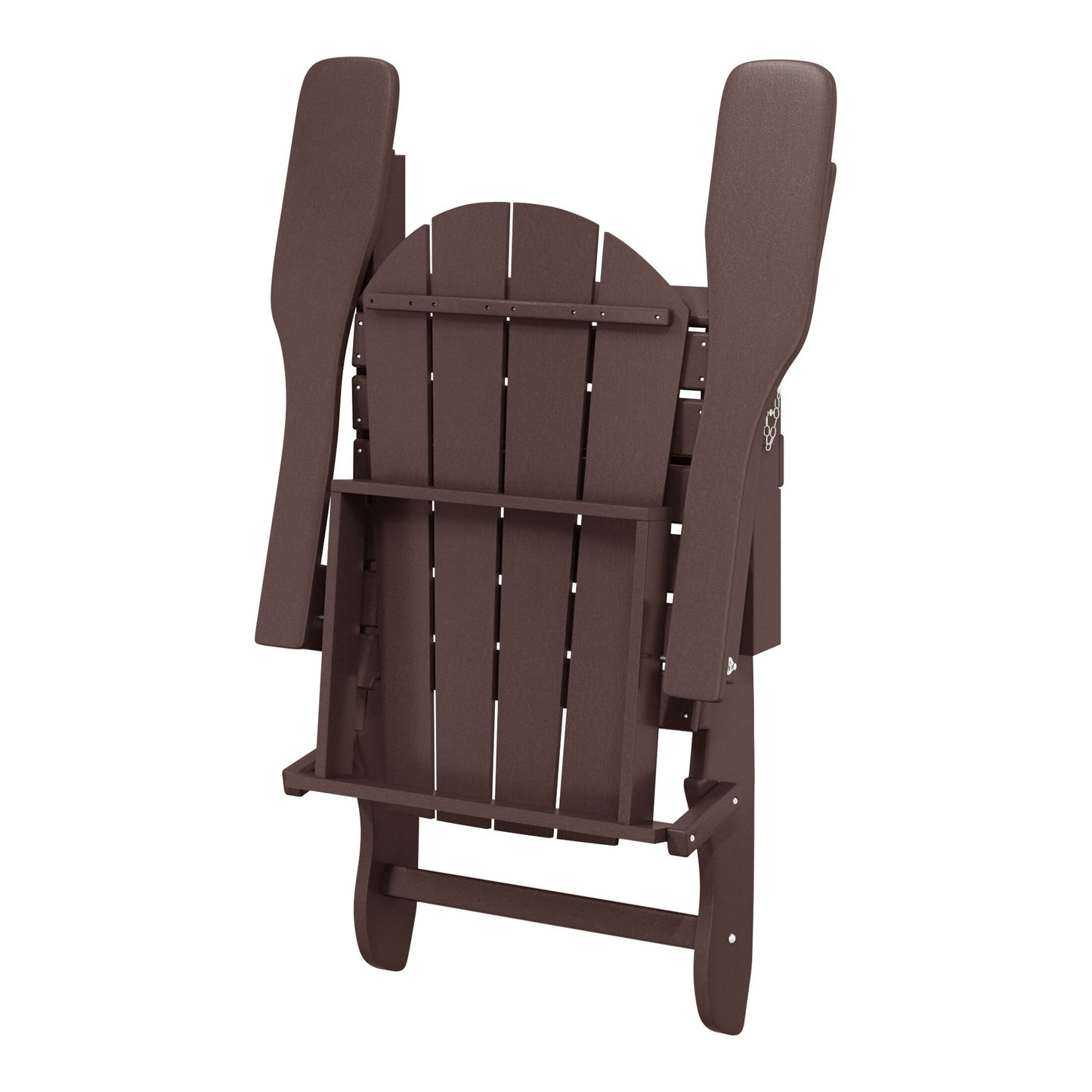 Polytrends Laguna Weather Resistant Outdoor Patio Folding Adirondack Chairs (Set of 2)