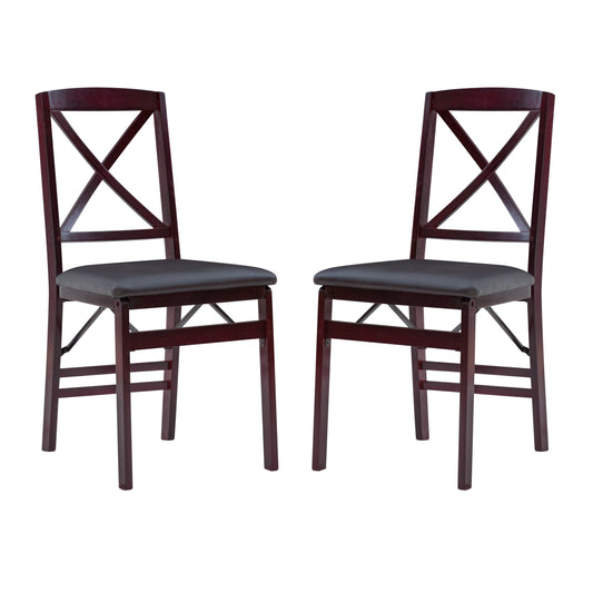 Porch & Den Espresso Folding Chair (Set of 2)