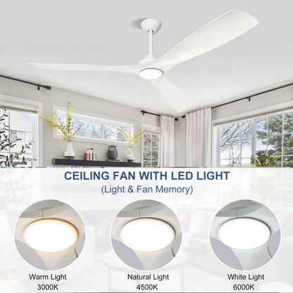 Remote Ceiling Fan with Lights Flush Mount
