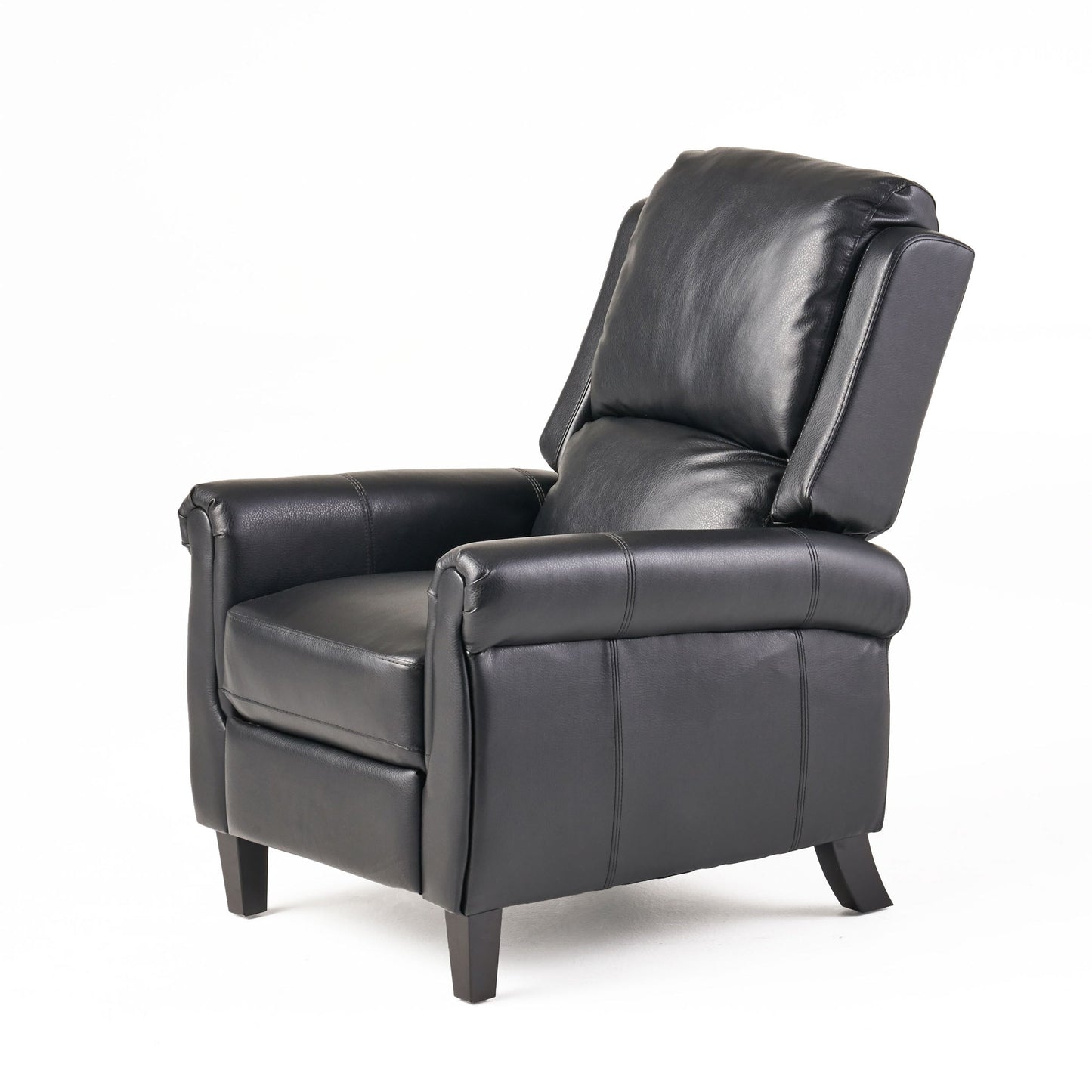 Roomfitters Ultimate Comfort PU Leather Pushback Recliner, Luxurious Recliner Chair for Living Room or Bedroom