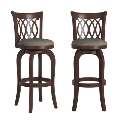 Rovinj Scroll Back Swivel Bar Stool