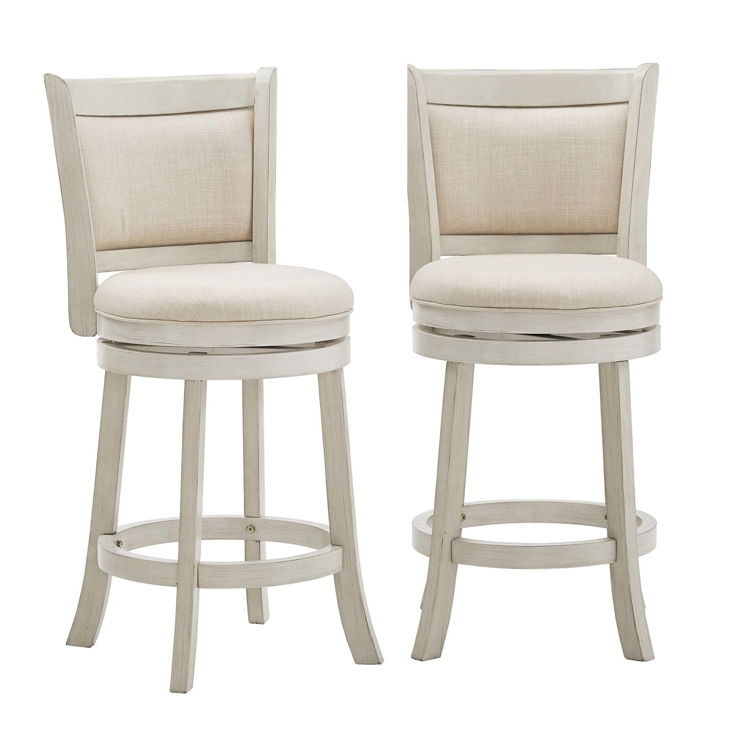 Rovinj Upholstered Back Swivel Stool