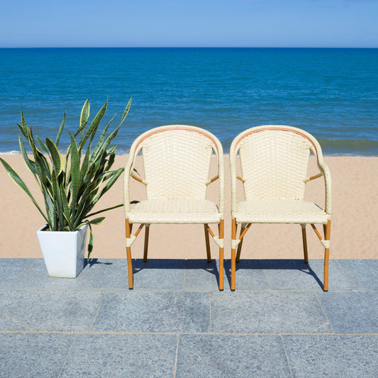 SAFAVIEH Doreth Arm Chair (Set of 2) - 23Wx36Dx25H