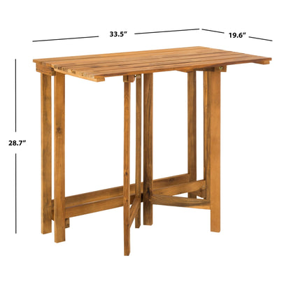 SAFAVIEH Outdoor Kenna 3-Piece Balcony Corner Lounge Set - 39Wx19Dx33H