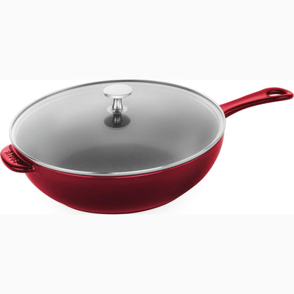 STAUB Cast Iron 2.9-qt Daily Pan with Glass Lid