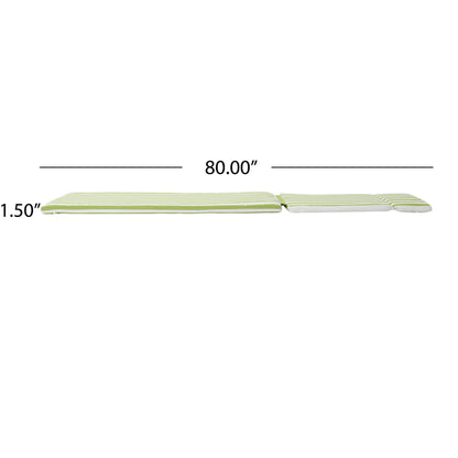 Salem Outdoor Cushion Set for Chaise Lounge - Cushions only (Set of 2) by Christopher Knight Home - 79.25L x 27.50W x 1.50H