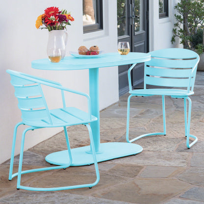 Santa Monica Outdoor 3-Piece Bistro Set by Christopher Knight Home