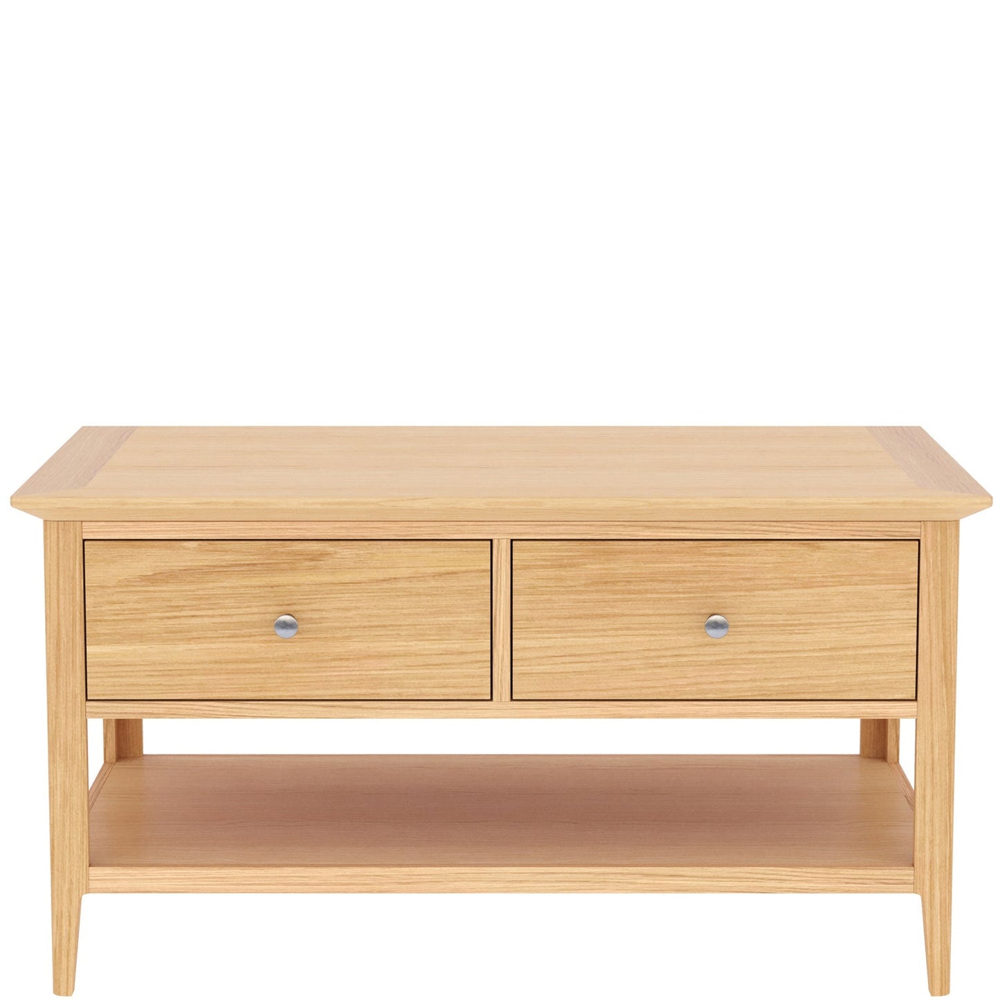 Table basse Waverley à 2 tiroirs avec étagère