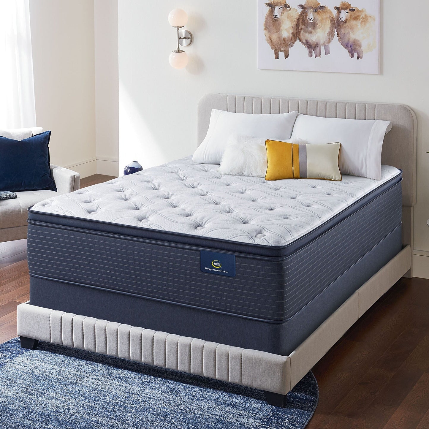 Serta Clarks Hill 15 Plush Pillow Top Mattress.