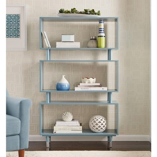 Simple Living Margo Mid-Century Modern 3-tier Bookshelf - 59.5h x 36w x 11.8d