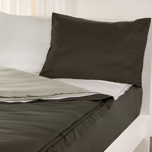 Siscovers Pewter Bunkie Deluxe Zipper Bedding Set