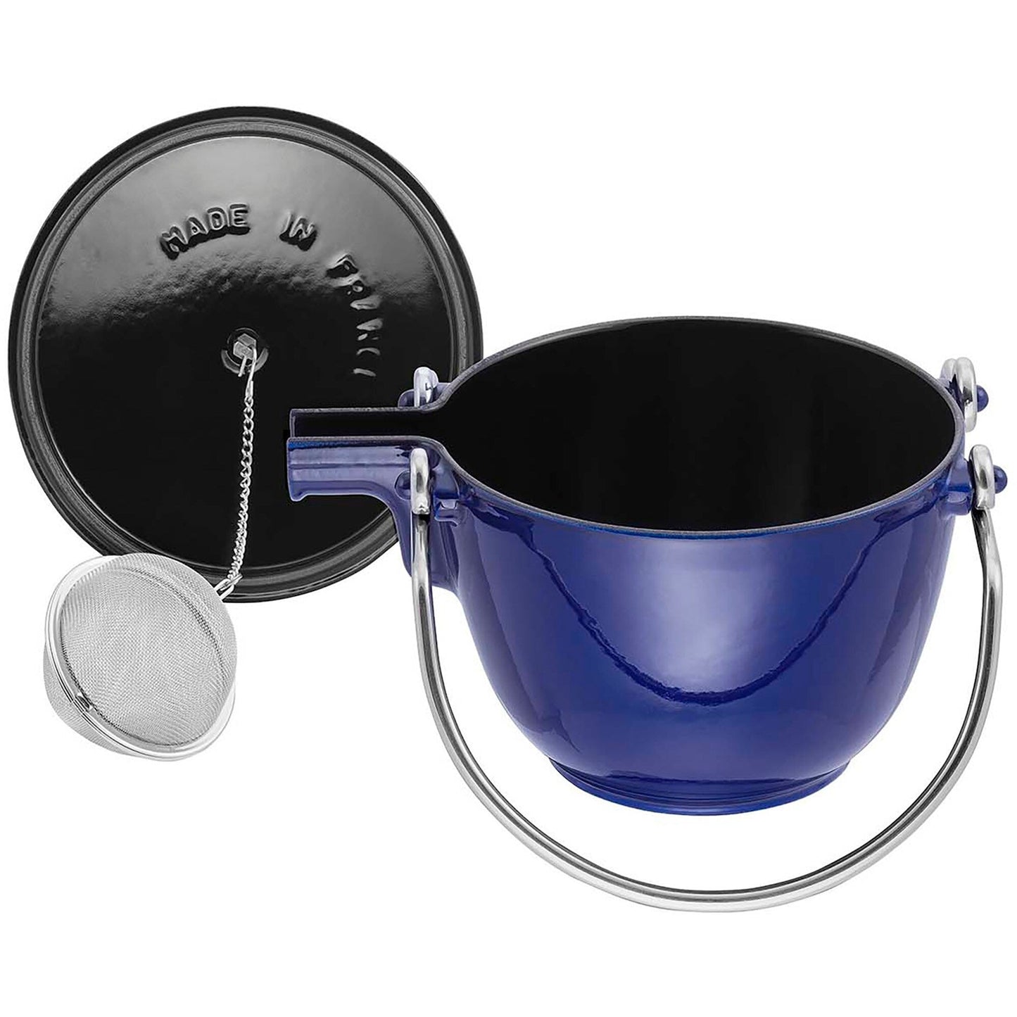STAUB Cast Iron 1-qt Round Tea Kettle