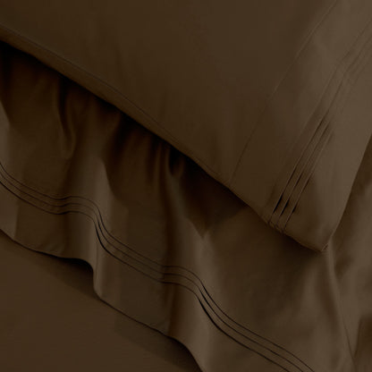 Superior Egyptian Cotton 1500 Thread Count Deep Pocket Solid Sheet Set