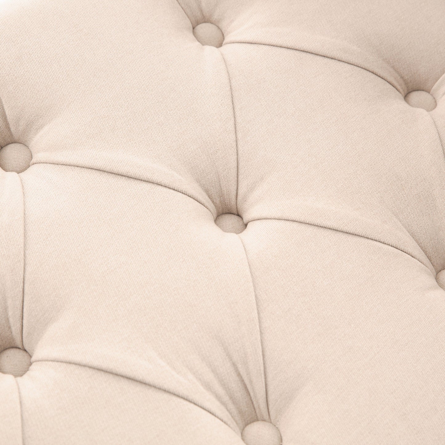 Upholstered Storage Bench Arm Bench Entryway Bench with Tufted Flip Top 50.4 Inches