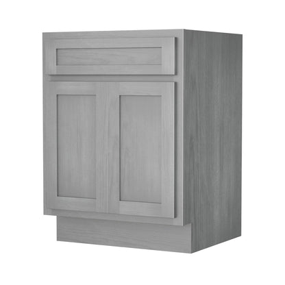 Vanity Art 24-inch Solid Wood Single Sink Bathroom Vanity Cabinet