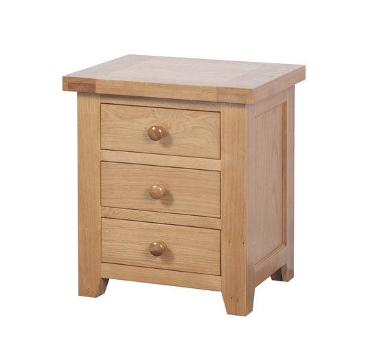 Table de chevet à 3 tiroirs Cotswold