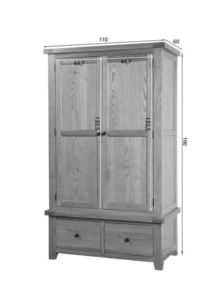 Cotswold Double Robe 2 Tiroirs